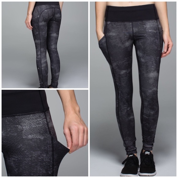 lululemon athletica Pants - Lululemon | Speed Tight II in Sequin Snake Black